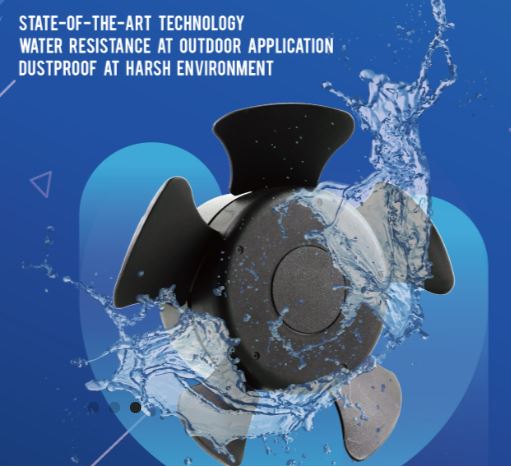 Fulltech announced waterproof & antirust  IP68/55  AC cooling fan