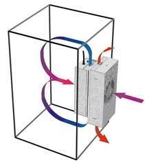 cooling fan for heat exchanger